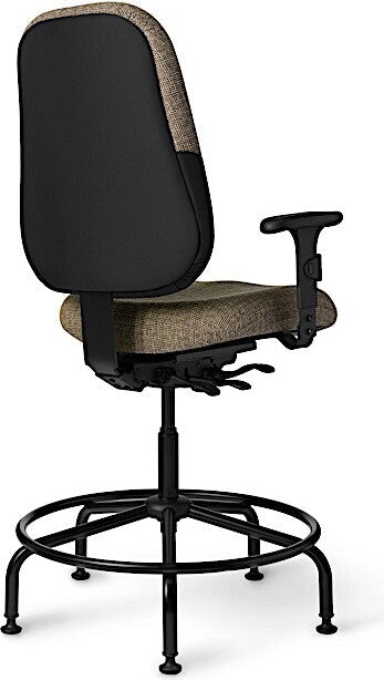 MX87PD - Office Master Maxwell Police Department Intensive Use Big Build Stool