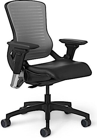 OM5-B - Office Master Modern Black Regular Back Ergonomic Chair