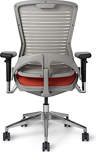 OM5-GXT - Office Master Palladium Grey Extra-Tall Back Ergonomic Chair