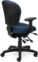PAC53-8b- OM Seating Small Build Multi Function Ergonomic Office Chair