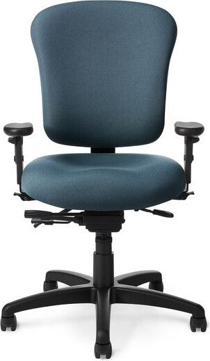 PAC55-8b - OM Seating Multi Function Medium Build Ergonomic Office Chair
