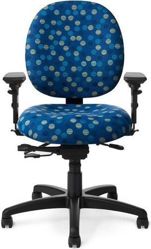 PAC57-8b - OM Seating Medium Build Ergonomic Office Chair