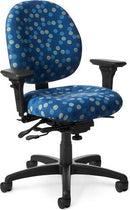 PAC57-8b - OM Seating Medium Build Ergonomic Office Chair