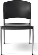 SG300 - OM Seating Contoured Poly Back Armless Stacking Chair