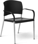 SG3A - OM Seating Contoured Poly Back Armless Stacking Chair