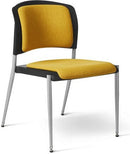 SG3C - OM Seating Cushioned Back Basic Armless Stacking Chair
