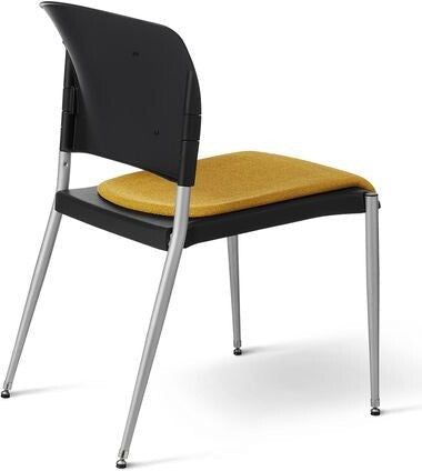 SG3C - Office Master Cushioned Back Basic Armless Stacking Chair