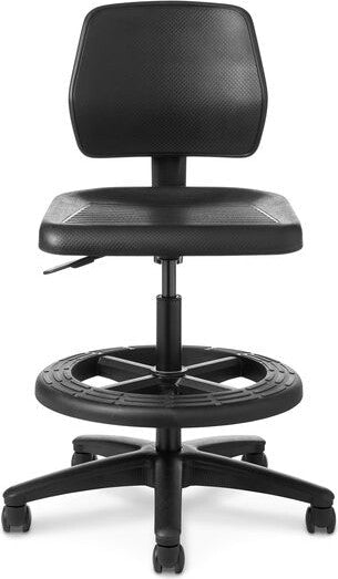 WS23 - Office Master Workstool Basic Bench with Backrest and Footring