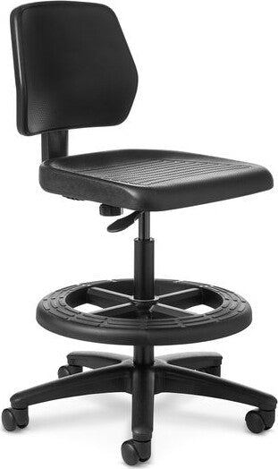 WS23 - Office Master Workstool Basic Bench with Backrest and Footring