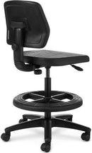 WS23 - OM Seating Workstool Basic Bench with Backrest and Footring