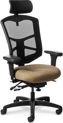 YS89 - OM Seating Yes Mesh High Back Ergonomic Office Chair with Headrest