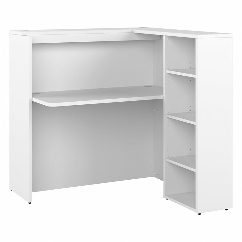 Bush Business Furniture Studio C 48W Privacy Desk with Shelves