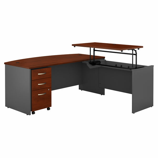 Series C 72W x 36D Bow Front Desk