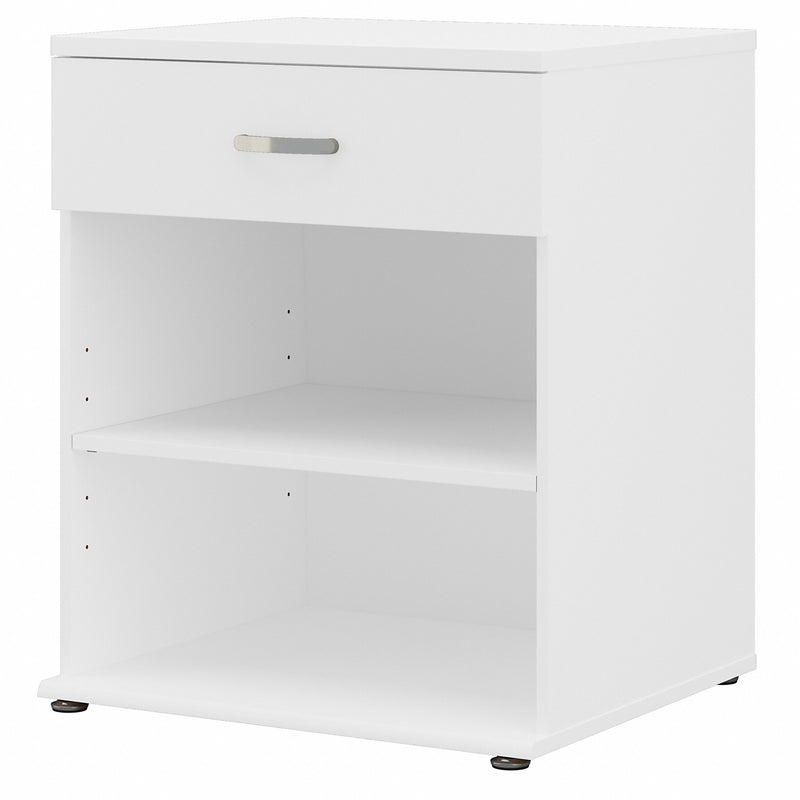 Bush Business Furniture Universal Floor Storage Cabinet with Drawer and Shelves
