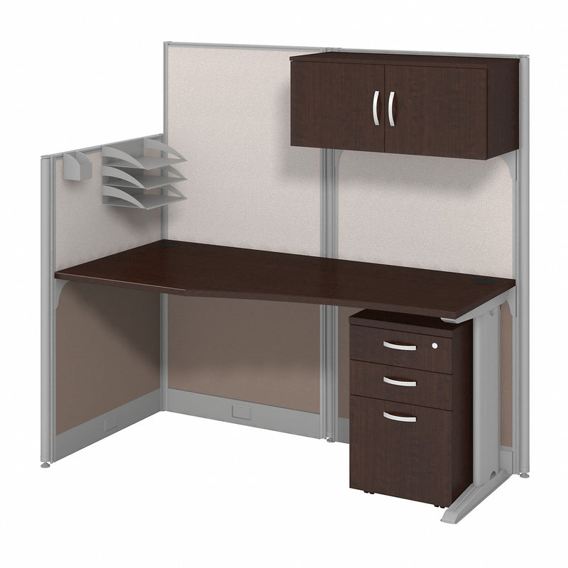Bush Business Furniture Office in an Hour 65W x 33D Cubicle Workstation with Storage