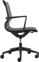 Kinetic Vinyl Black Task Chair