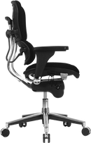 Ergohuman Fabric Back Seat Low Ergonomic Task Chair