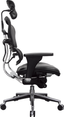 Ergohuman High Leather Seat & Mesh Back Ergonomic Office Chair