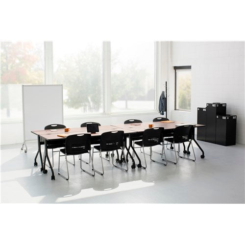 Impromptu® Mobile Training Table, Rectangle Top - 60 x 24"