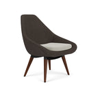 Meteor Chair with Dark Walnut Legs